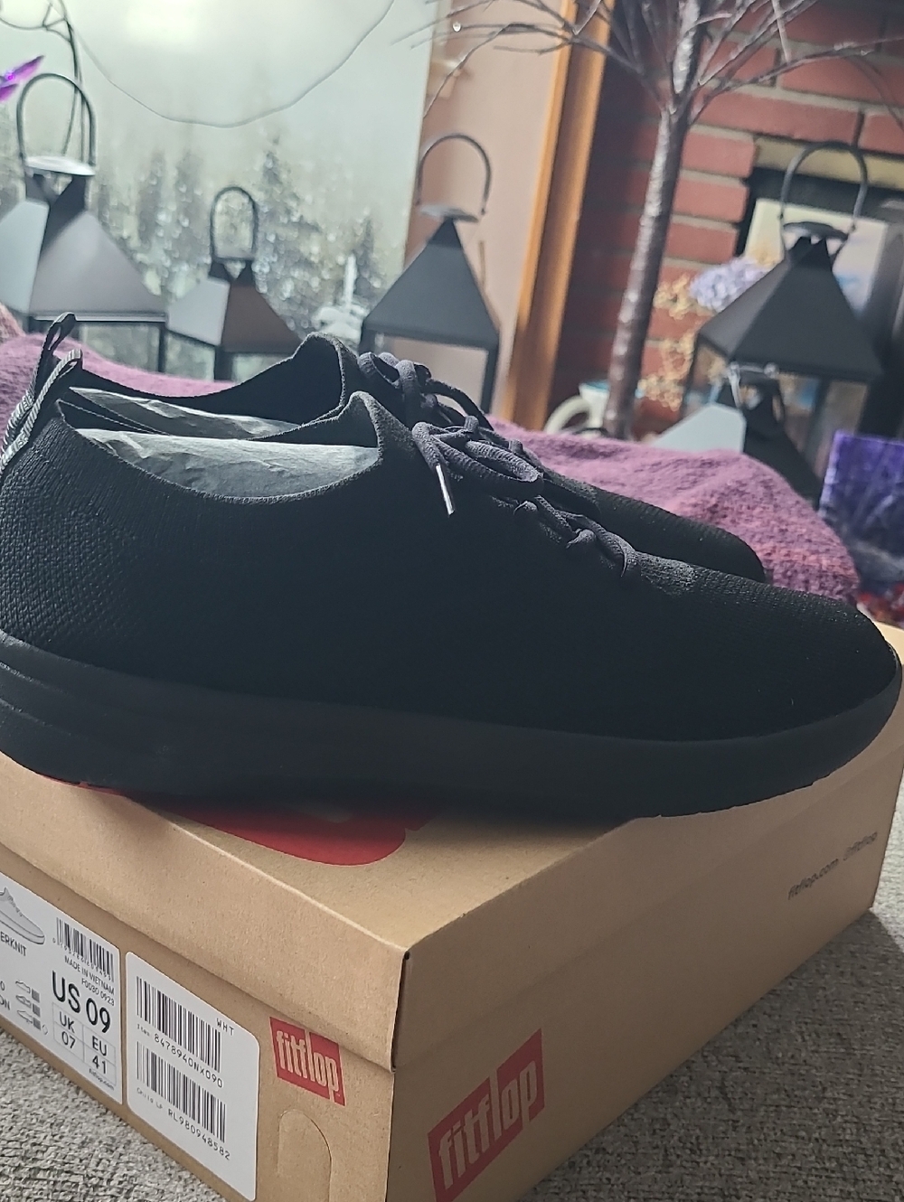 Fitflop Black F-Sporty Uberknit Sneakers - Picture 8 of 8